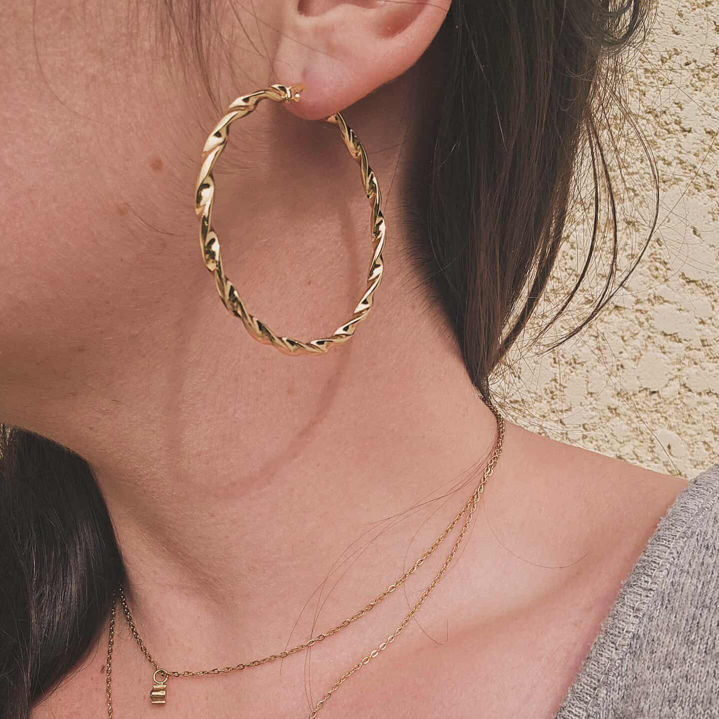 Boucle d'oreille Lily