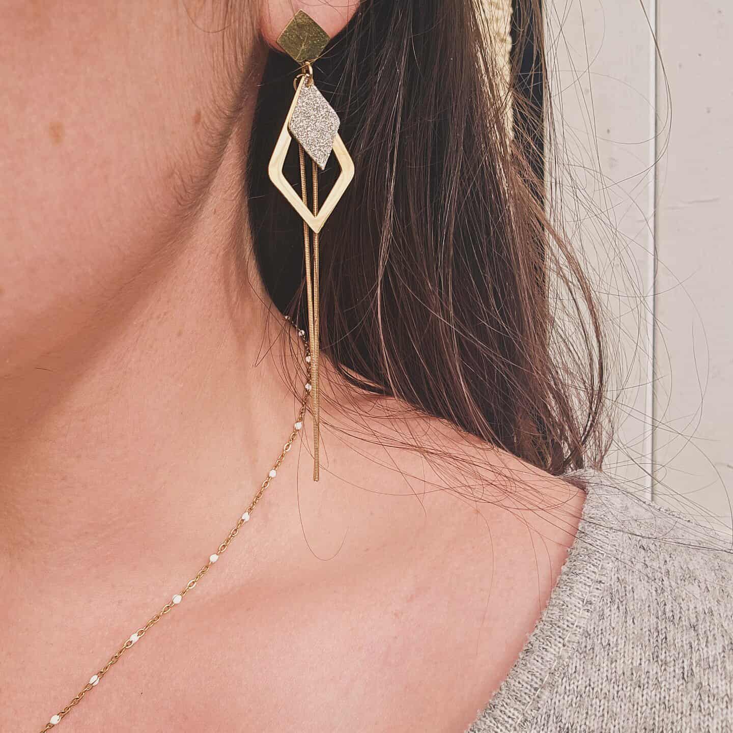 Boucles d'oreille lou