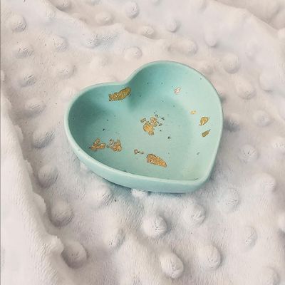 Petit coeur jesmonite