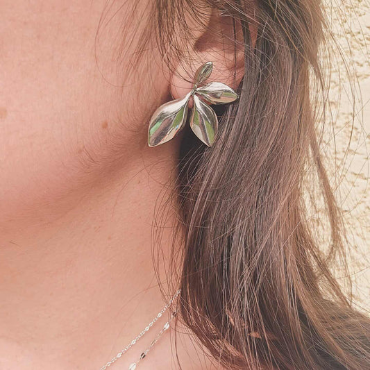 Boucles d'oreilles Elise (dispo en or)
