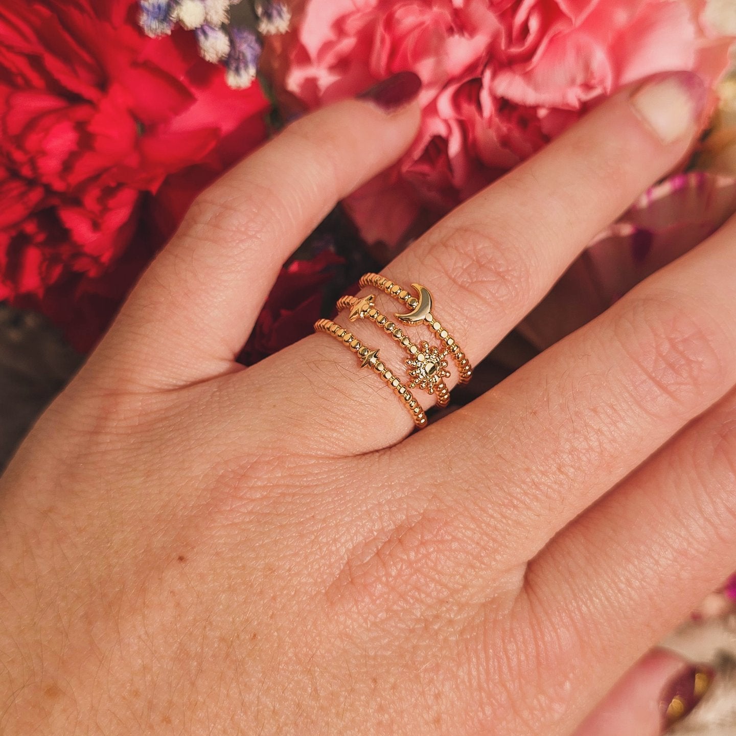 Bague celeste (existe en argent)